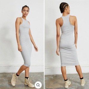 NINETY PERCENT Fitted Racerback Dress L